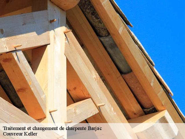 Traitement et changement de charpente  barjac-30430 Couvreur Keller