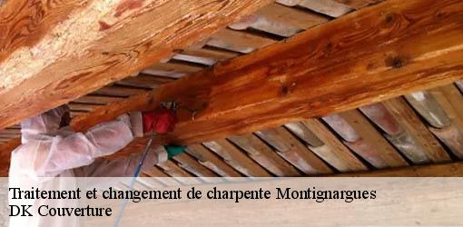 Traitement et changement de charpente  montignargues-30190 DK Couverture 