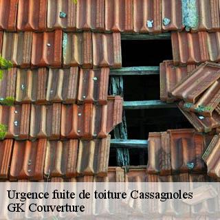 Urgence fuite de toiture cassagnoles-30350 GK Couverture