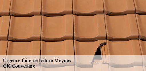 Urgence fuite de toiture meynes-30840 GK Couverture