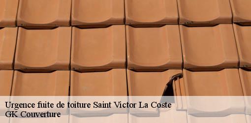 Urgence fuite de toiture saint-victor-la-coste-30290 GK Couverture