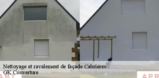 Nettoyage et ravalement de façade cabrieres-30210 GK Couverture