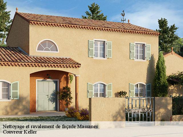 Nettoyage et ravalement de façade  massanes-30350 Couvreur Keller