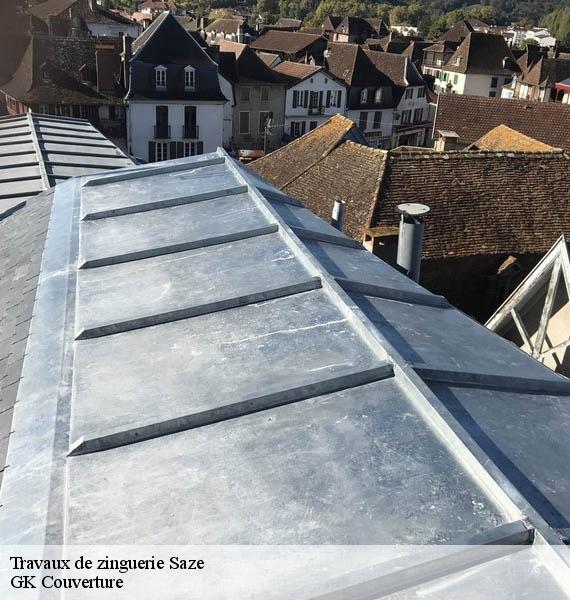 Travaux de zinguerie saze-30650