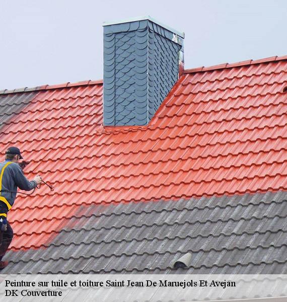 Peinture sur tuile et toiture  saint-jean-de-maruejols-et-avejan-30430 DK Couverture 