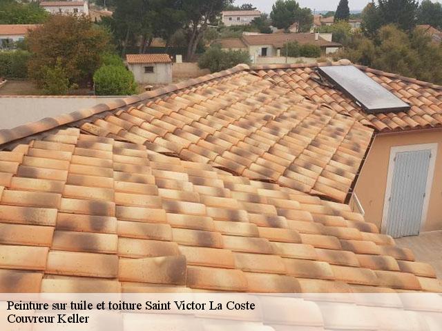 Peinture sur tuile et toiture  saint-victor-la-coste-30290 Couvreur Keller