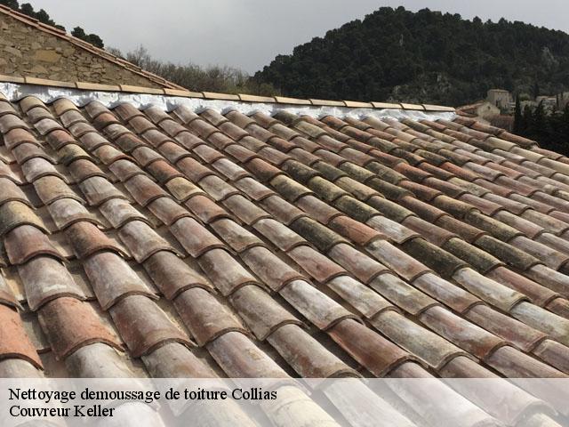 Nettoyage demoussage de toiture  collias-30210 Couvreur Keller