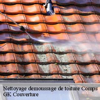 Nettoyage demoussage de toiture comps-30300 GK Couverture