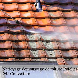 Nettoyage demoussage de toiture potelieres-30500 GK Couverture