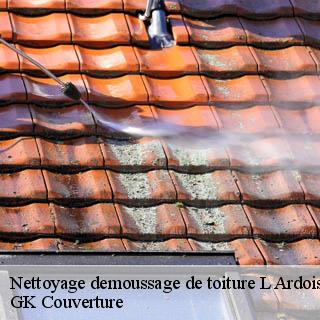Nettoyage demoussage de toiture l-ardoise-30290 GK Couverture