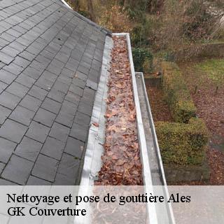 Nettoyage et pose de gouttière ales-30100 GK Couverture