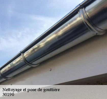 Nettoyage et pose de gouttière  30190