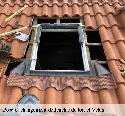 Pose et changement de fenêtre de toit et Velux martignargues-30360 DK Couverture