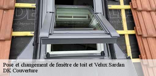 Pose et changement de fenêtre de toit et Velux  sardan-30260 DK Couverture 