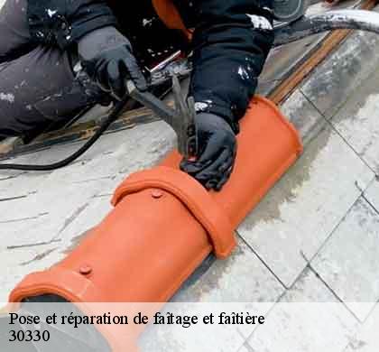 Pose et réparation de faîtage et faîtière  connaux-30330 DK Couverture 