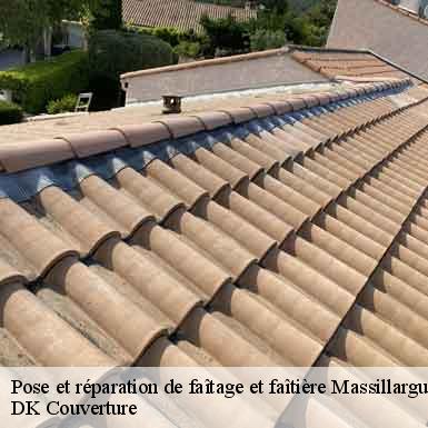 Pose et réparation de faîtage et faîtière  massillargues-attuech-30140 DK Couverture 