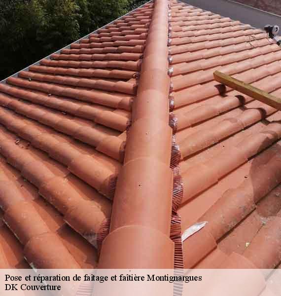 Pose et réparation de faîtage et faîtière  montignargues-30190 DK Couverture 