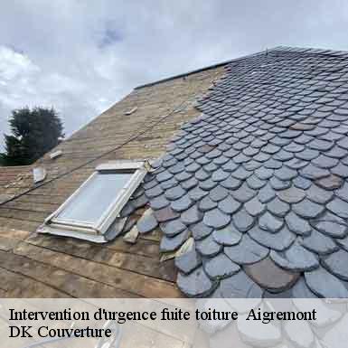 Intervention d'urgence fuite toiture   aigremont-30350 DK Couverture 